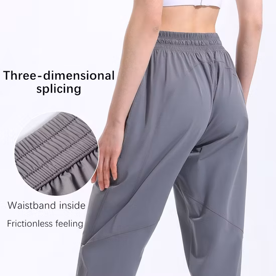 Ropa deportiva Ropa deportiva Textil Ropa de yoga Ropa de gimnasio Ropa Ropa Pantalones largos Jogger para damas Primavera Otoño al por mayor