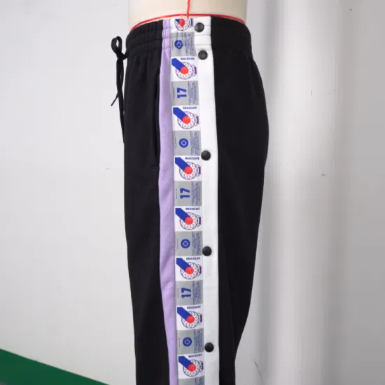 Pantalones ligeros de tejido de poliéster para correr con impresión por sublimación de ropa deportiva más rigurosos